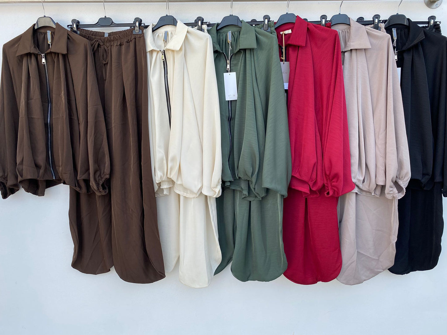 Cordset Ariane – Zip-up top and trousers set