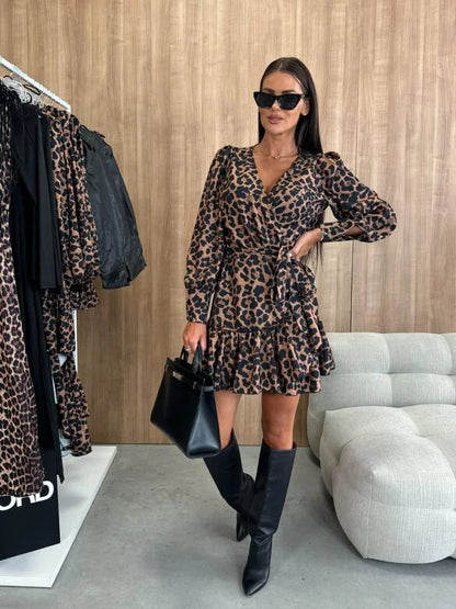 Felicia – Printed Wrap Dress