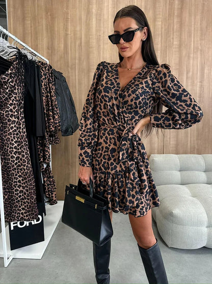 Felicia – Printed Wrap Dress