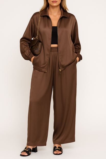 Cordset Ariane – Zip-up top and trousers set