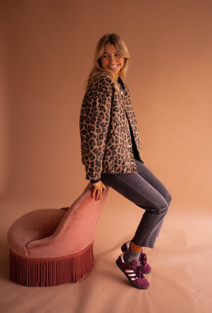 Charlene – Trendy leopard jacket