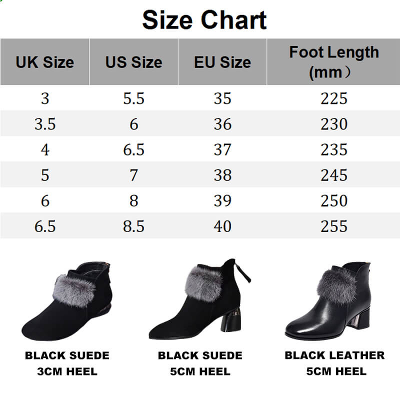 Sarah - Winter women’s elegant thick fur ankle boots