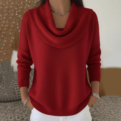 Women’s elegant cosy cardigan with shawl collar